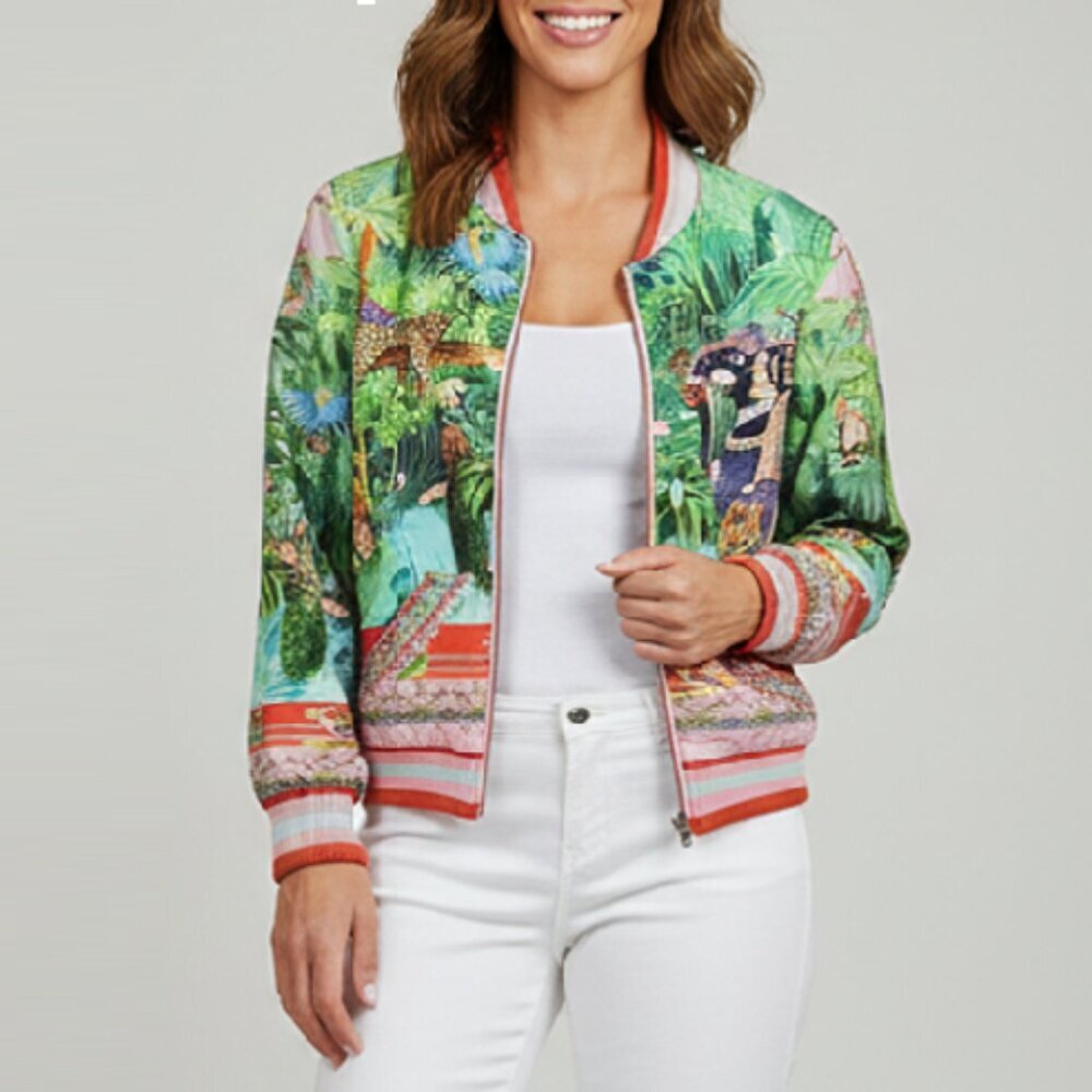Camilla Australia Reversible Bomber Jacket Size XS